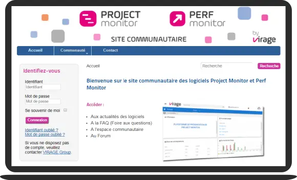 Site communautaire virage