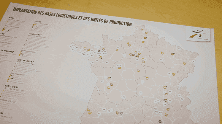 Mapa de France Intermarché