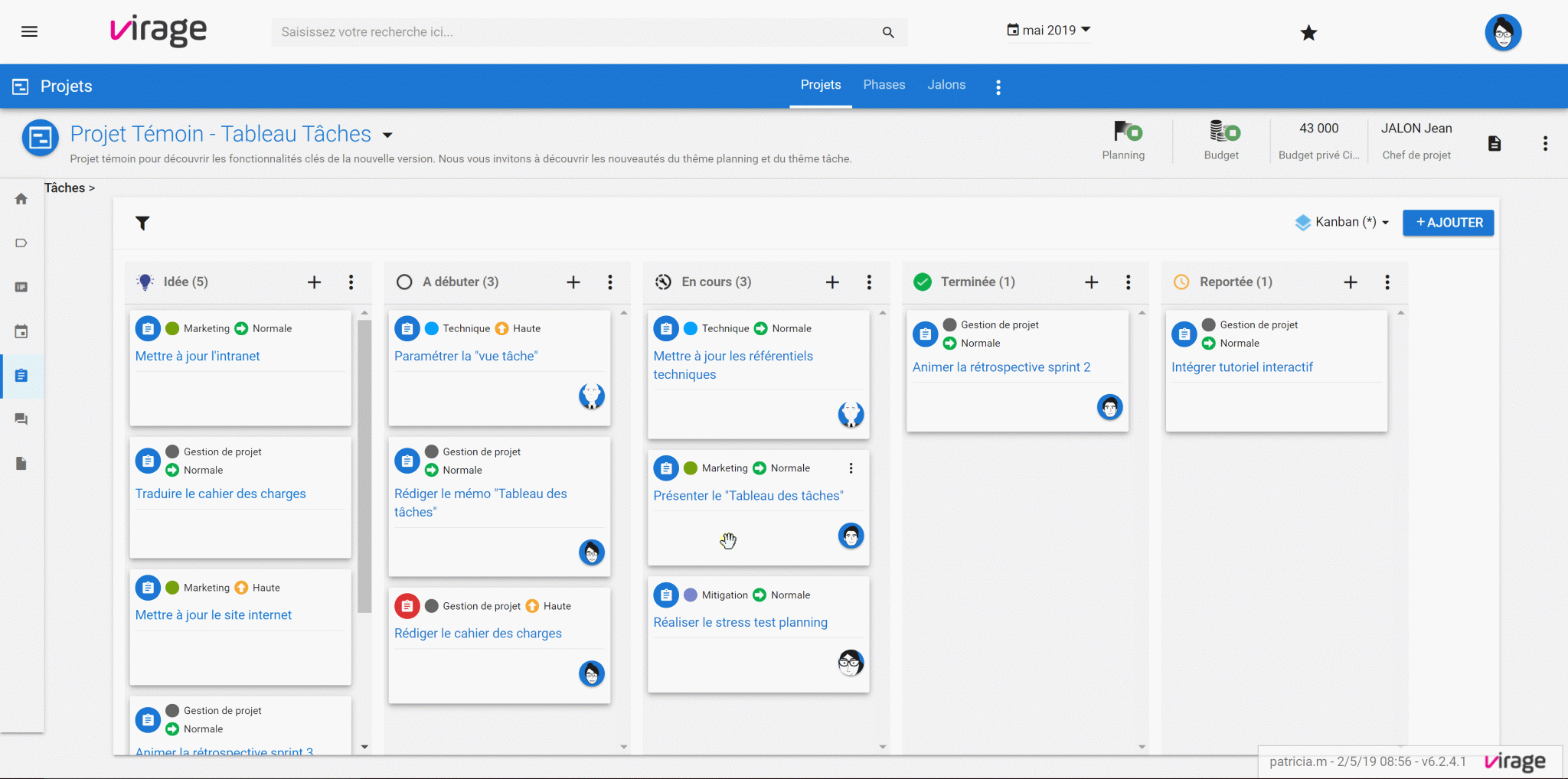 Kanban board for your PPM tool