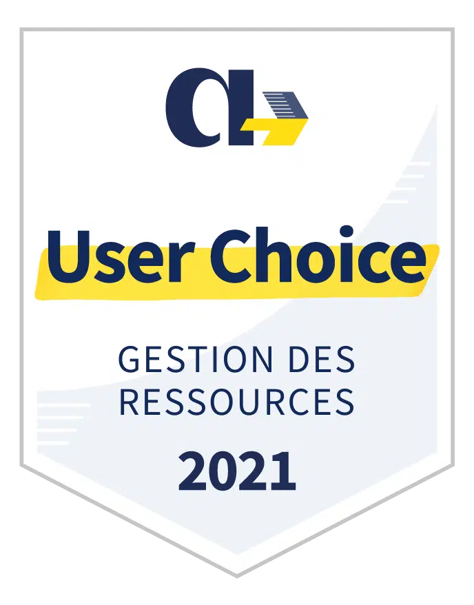 Badge Appvizer User Choice gestion des ressources project management