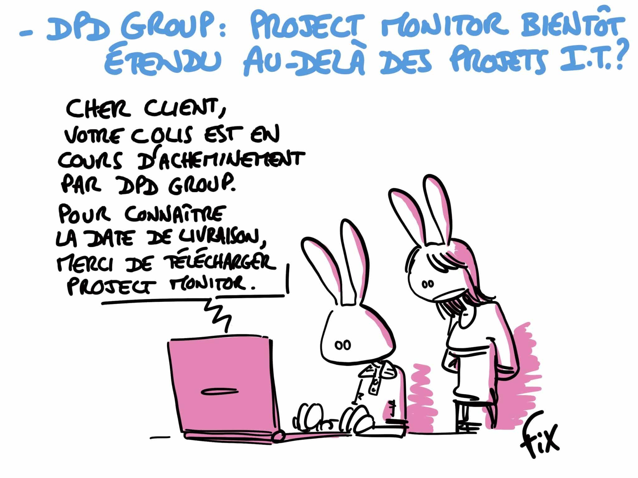 Caricature de FIX - DPD Group