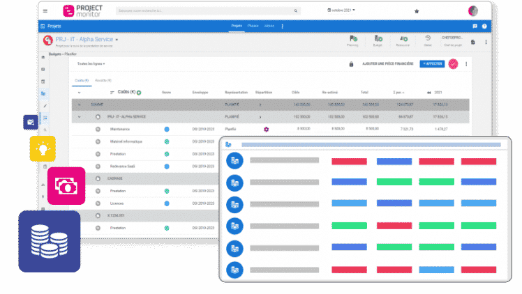 Herramienta de control presupuestario Project Monitor