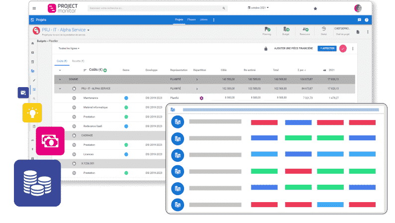 Herramienta de control presupuestario Project Monitor