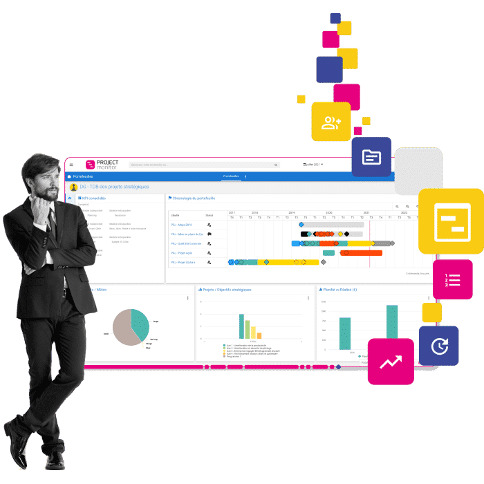 project monitor project portfolio and action plan management software