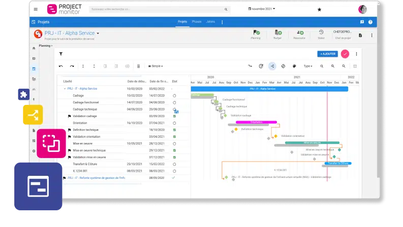 project management software gantt project monitor