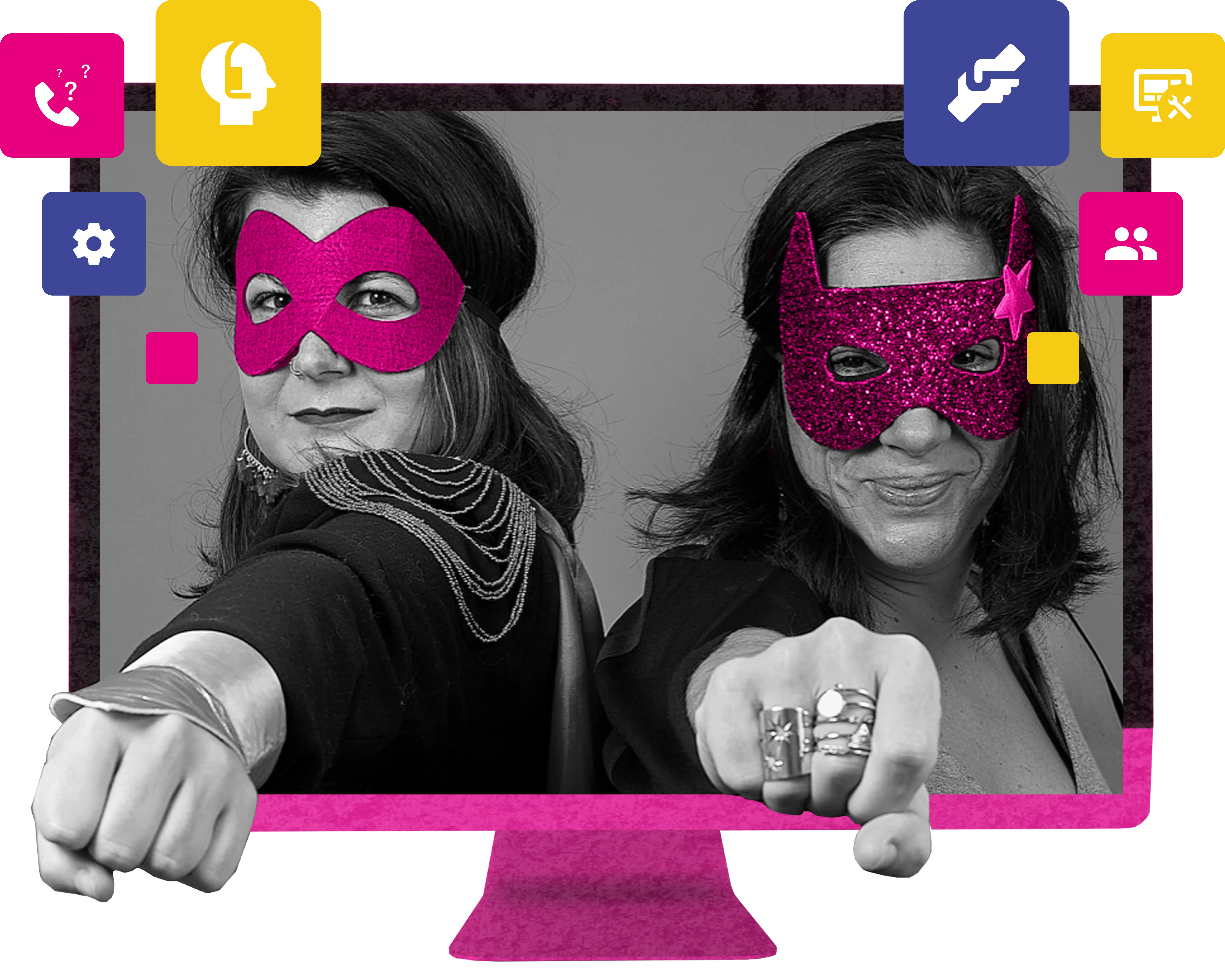 metier support client virage group