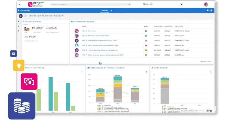 project budget tracking table