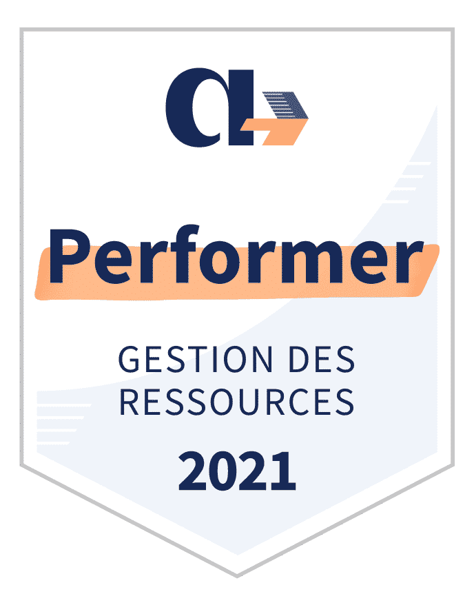 Appvizer Performer badge in resource management