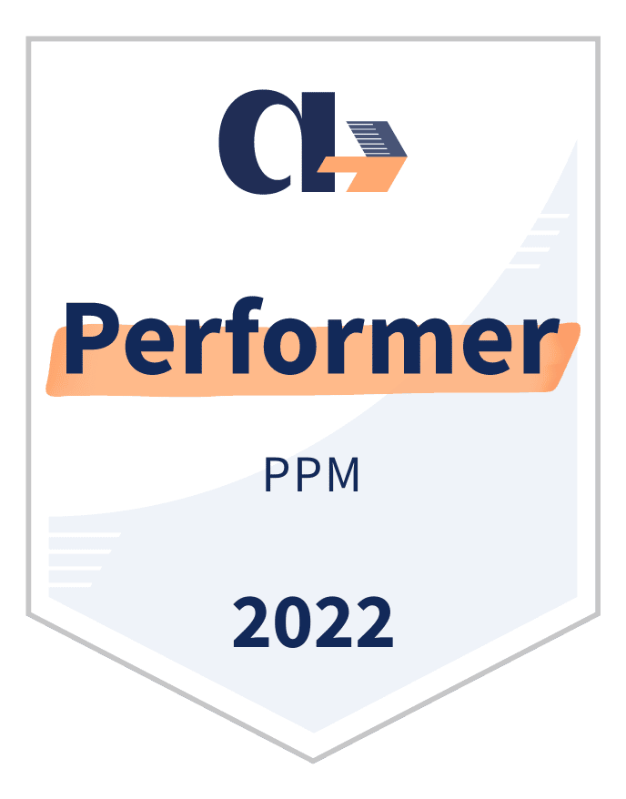 badge appvizer PPM performer 2022