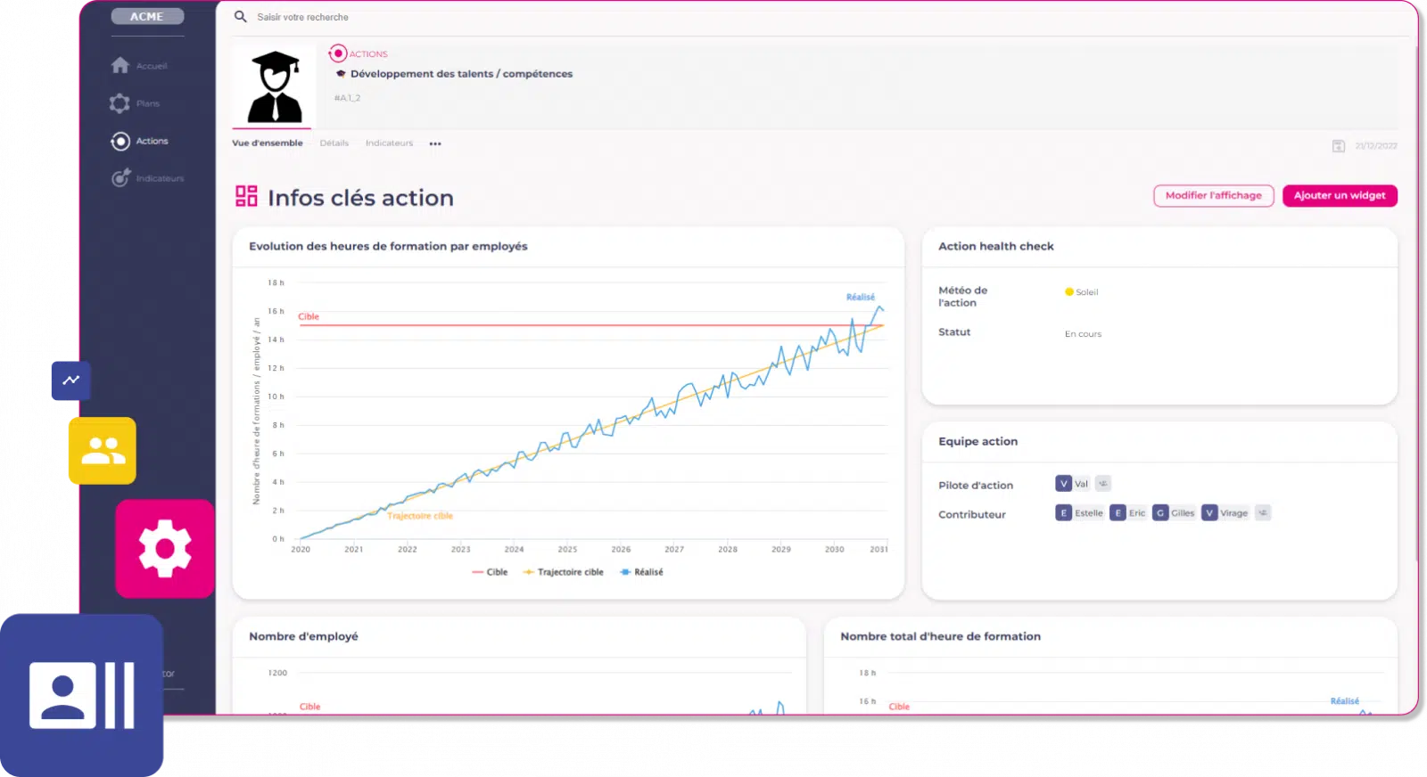 Perf Monitor - Management des parties prenantes des Plans d'Actions Stratégiques