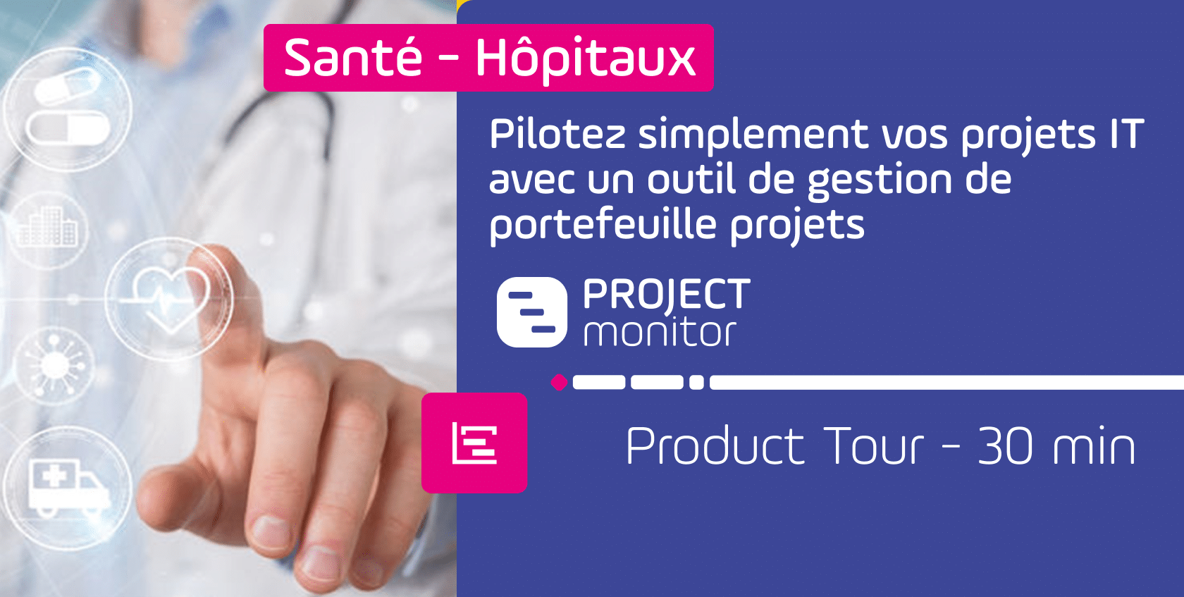 product tour logiciel ppm santé