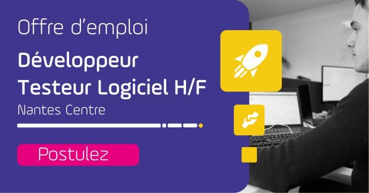 oferta de empleo desarrollador de software tester nantes