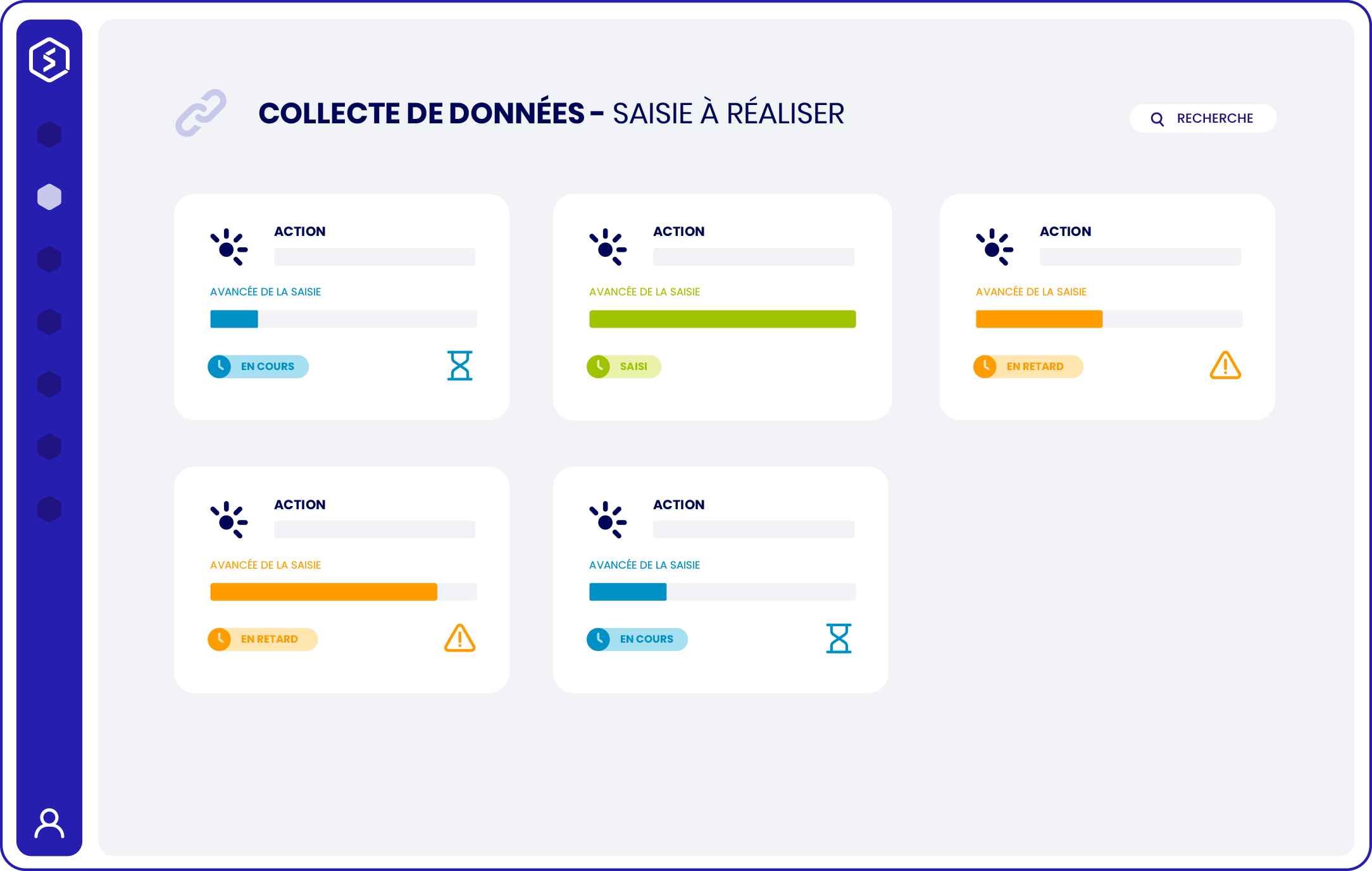 campagne de collecte de données à réaliser