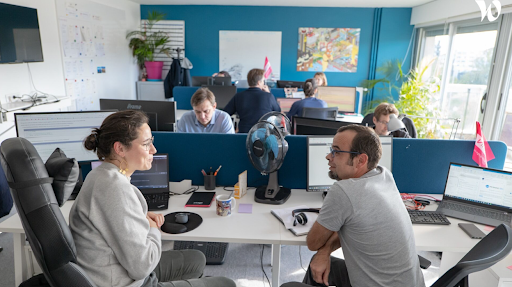 travail d'équipe en coworking