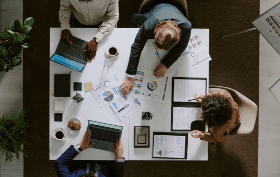 photo réunion revue projet