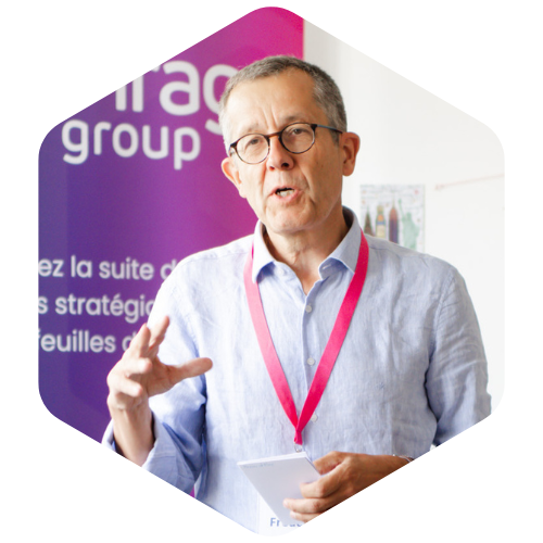 photo de Frédéric Monomakhoff, DG de Virage group