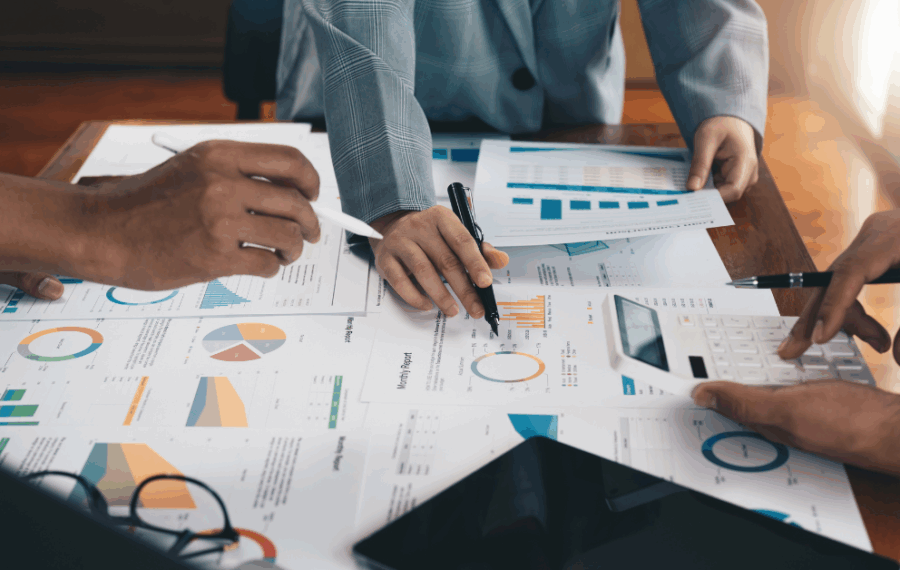 calcul de l'avancement d'un plan stratégique